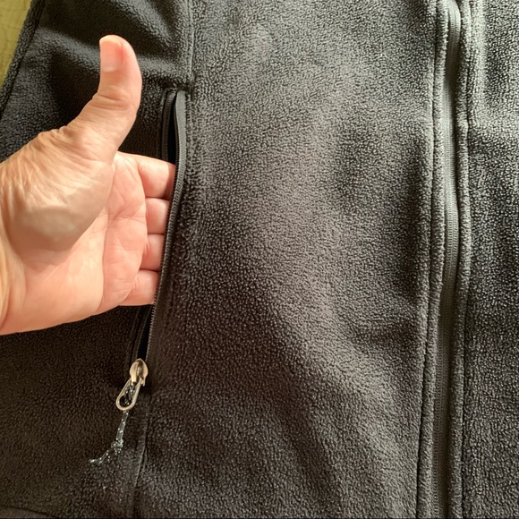 Eddie Bauer Men’s Black Fleece Vest Large - Picture 4 of 11